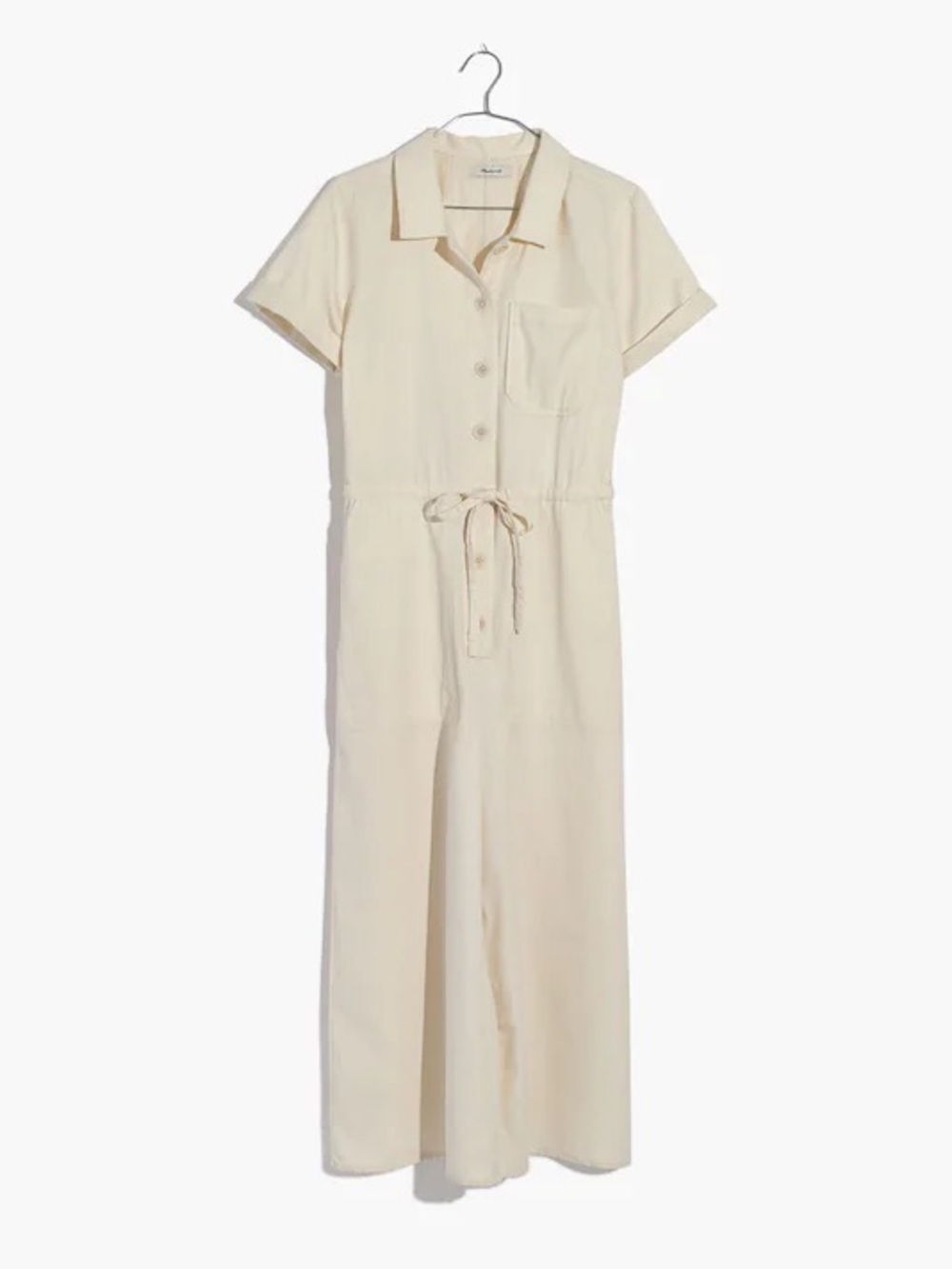 Madewell white casual jumpsuit